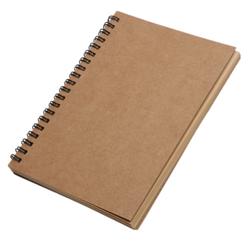 Reeves Retro Spiral Bound Bobet Sketch Book Blank Notebook Kraft Sketching Paper para material escolar